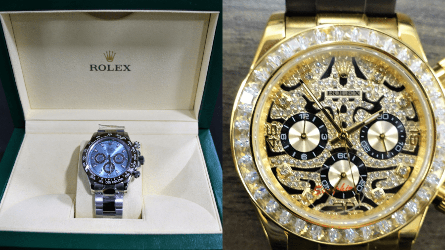 Over $1.2 million worth of fake luxury watches were seized at Los Angeles International Airport. (U.S. Customs and Border Protection)