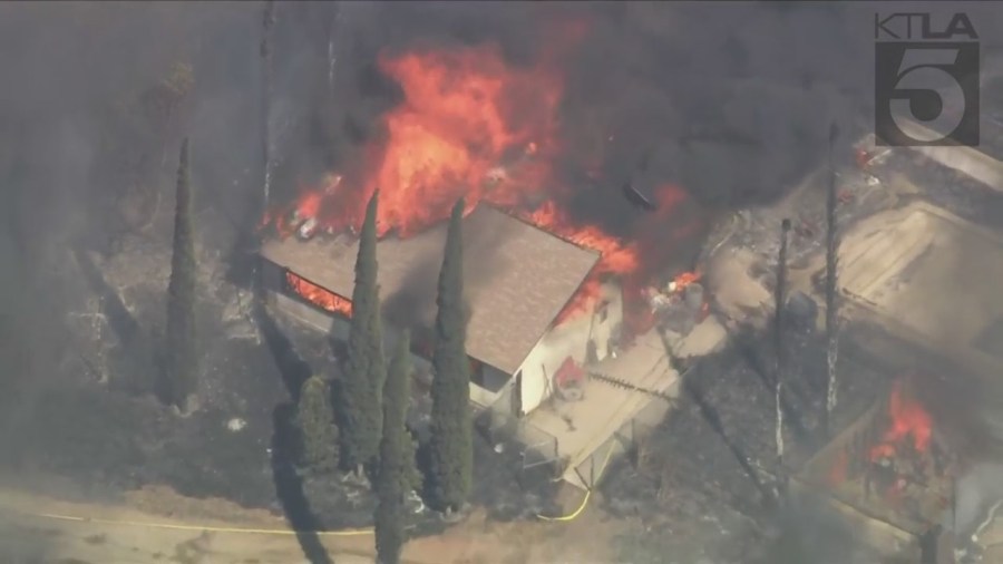 Juniper Fire home destroyed