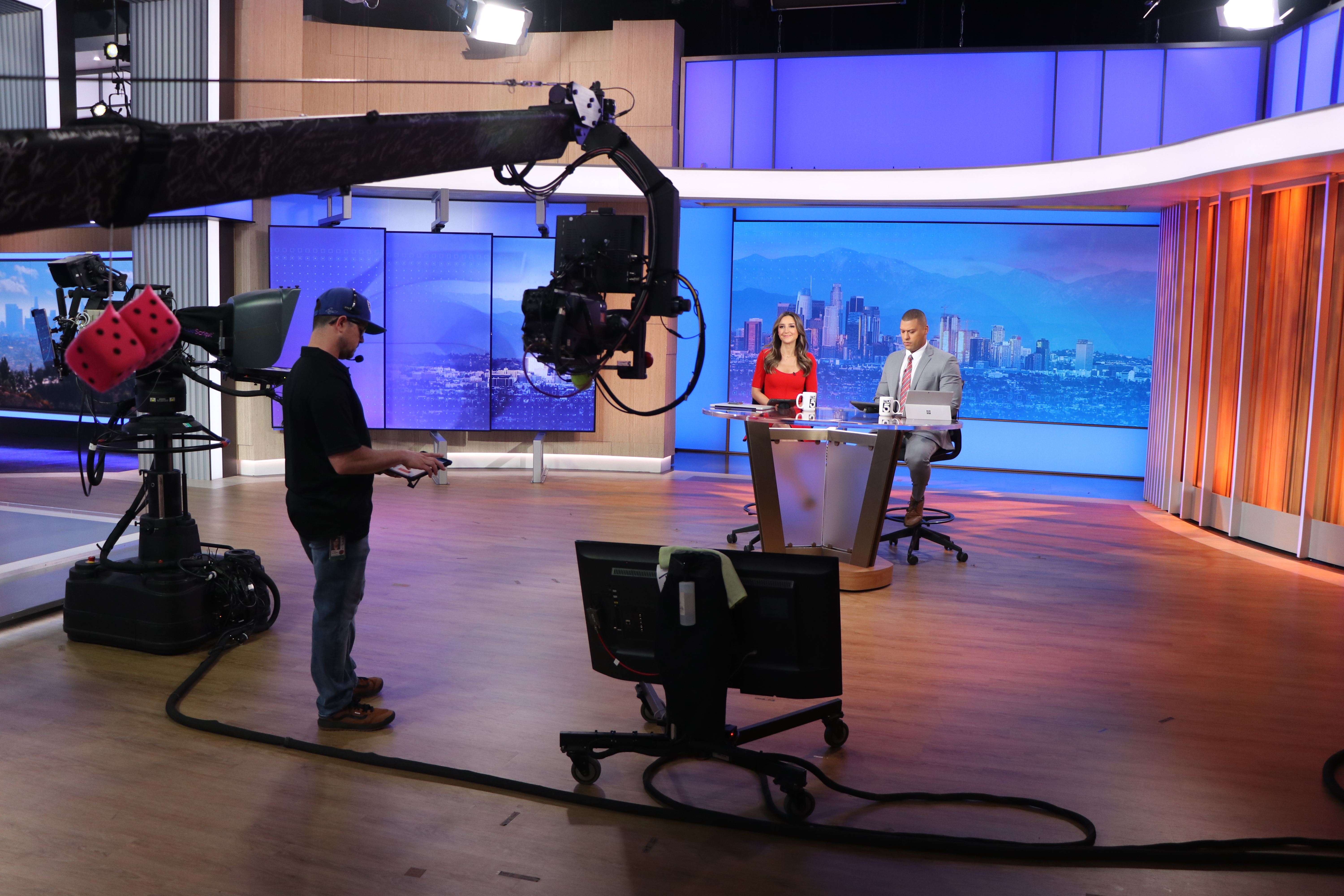 KTLA 5 News Set