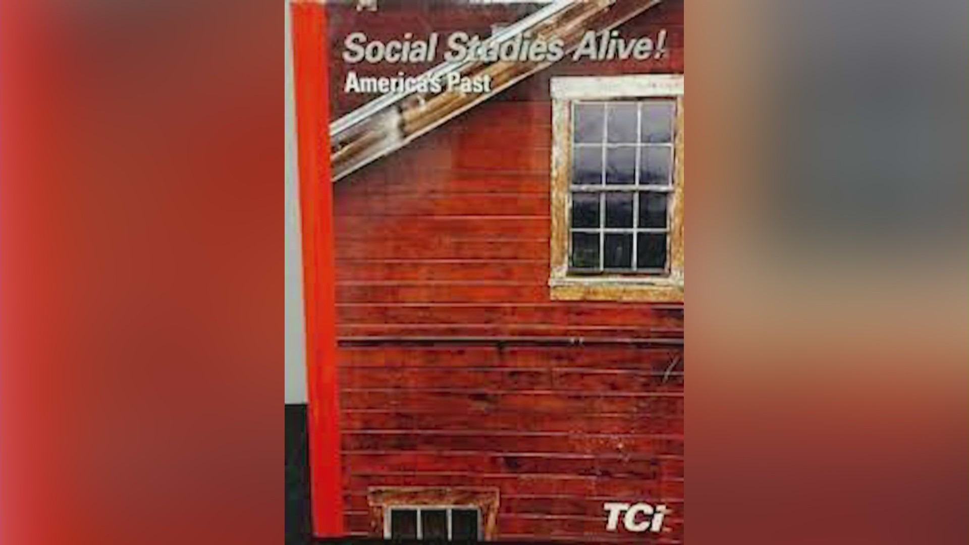 The cover of "Social Studies Alive!" is seen in this file image, in a book approved by for use in California school curriculum.