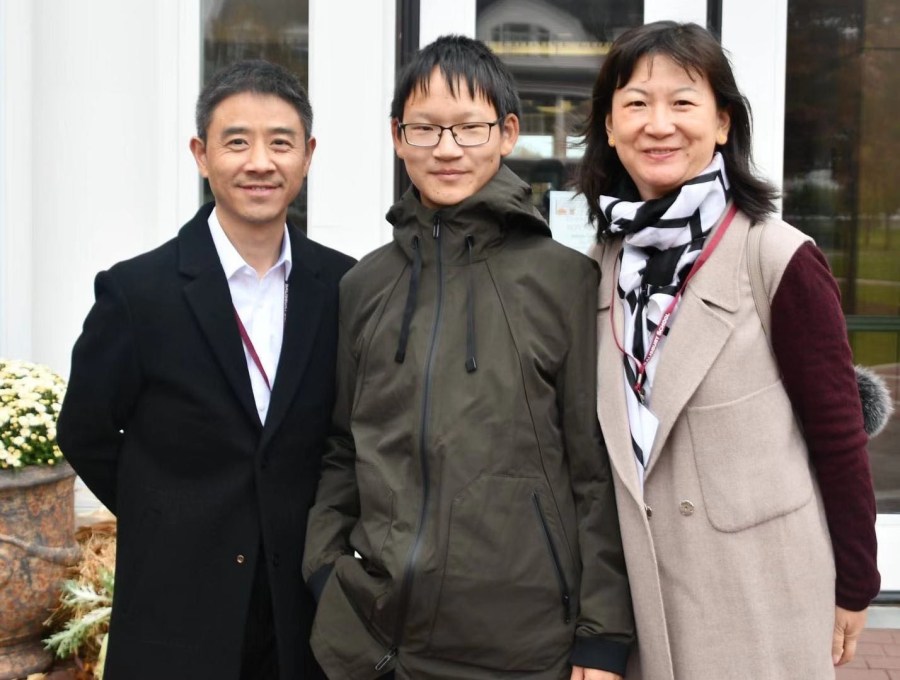 Bing Wang, Wenxuan Wang, and Xiaomei Wang are shown in this undated photo provided by Bing Wang_Wenxuan Wang_Xiaomei Wang