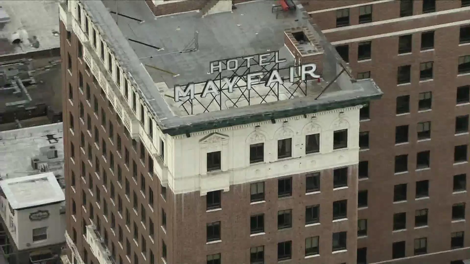 The Mayfair Hotel is seen in an undated file image. (KTLA)