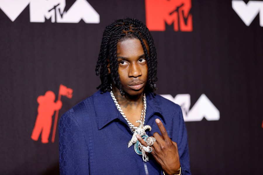 Polo G attends the 2021 MTV Video Music Awards at Barclays Center on Sept. 12, 2021, in the Brooklyn borough of New York City. (Jason Kempin/Getty Images)