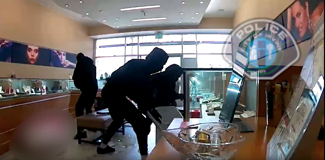 Irvine smash and grab