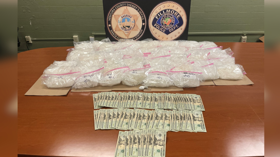 A man was arrested after authorities found over $1.2 million dollars worth of methamphetamine in Ventura County on Aug. 18, 2023. (Ventura County Sheriff's Office)