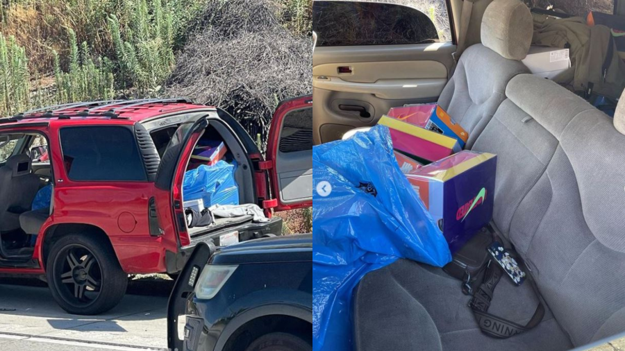 A group of thieves who were caught on camera robbing a Nike store in East Los Angeles were arrested on August 17, 2023. (California Highway Patrol)