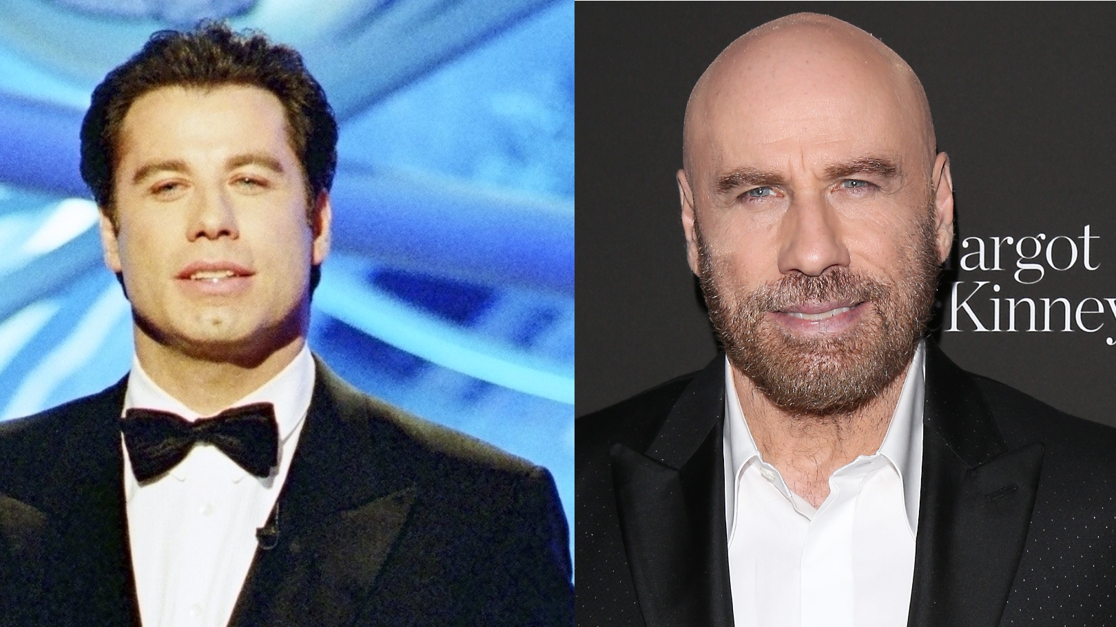 John Travolta then and now