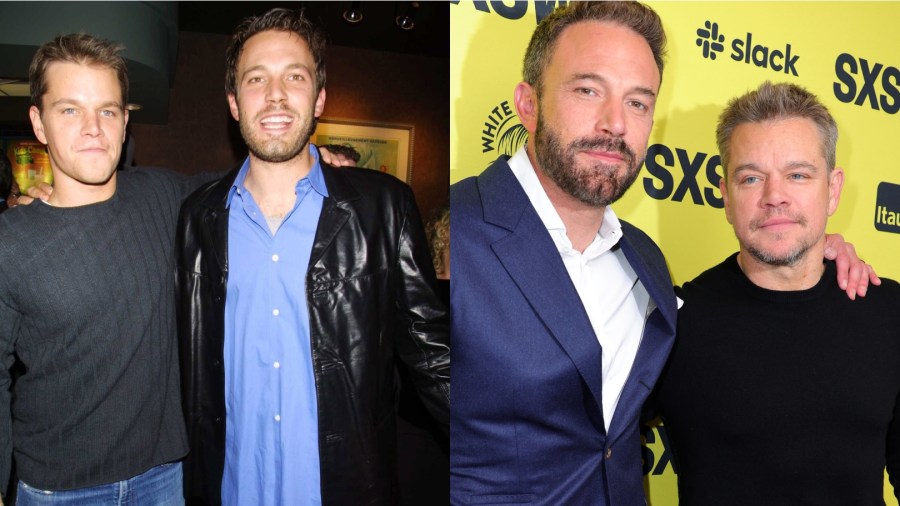 Matt Damon and Ben Affleck before and after 