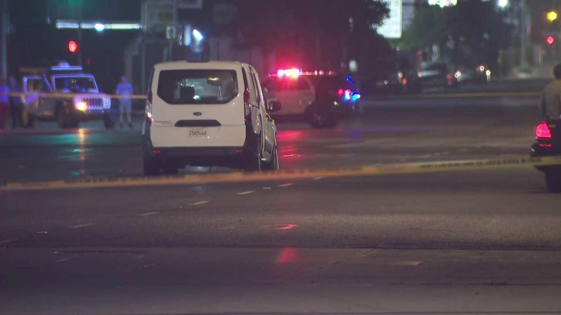 Authorities investigate a fatal shooting in Gardena.