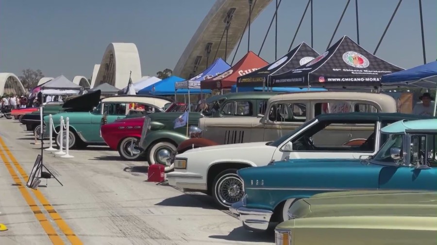 Bridgefest LA 2023 took over the 6th Street Bridge in downtown Los Angeles on Aug. 5, 2023. (Bridgefest LA)