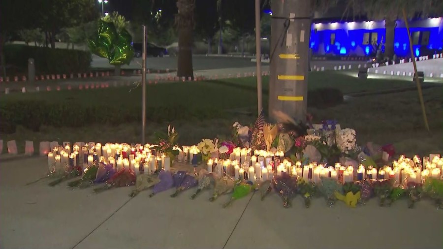 Hundreds attended vigil for L.A. Sheriff's Deputy slain in an ambush-style shooting