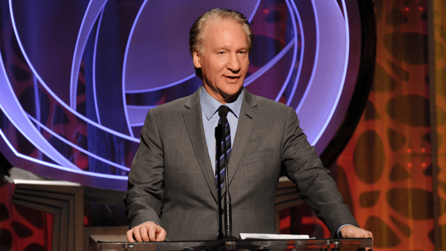 IMAGE DISTRIBUTED FOR THE TELEVISION ACADEMY - EXCLUSIVE - Bill Maher speaks on stage at the 2014 Television Academy Hall of Fame on Tuesday, March 11, 2014, at the Beverly Wilshire in Beverly Hills, Calif. (Photo by Frank Micelotta/Invision for the Television Academy/AP Images)