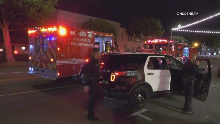 A toddler was found abandoned in a stroller in Larchmont Village on Sept. 12, 2023. (OnScene.TV)