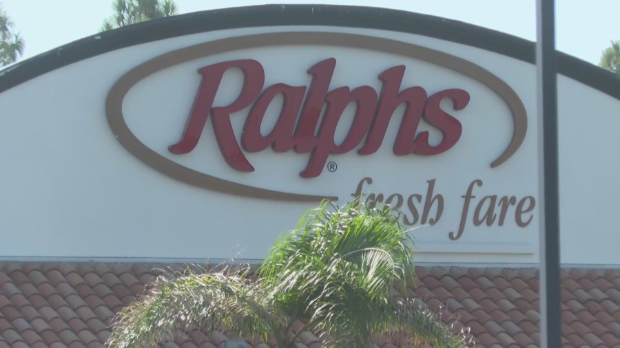 Ralph's market in Anaheim Hills, California. (KTLA)