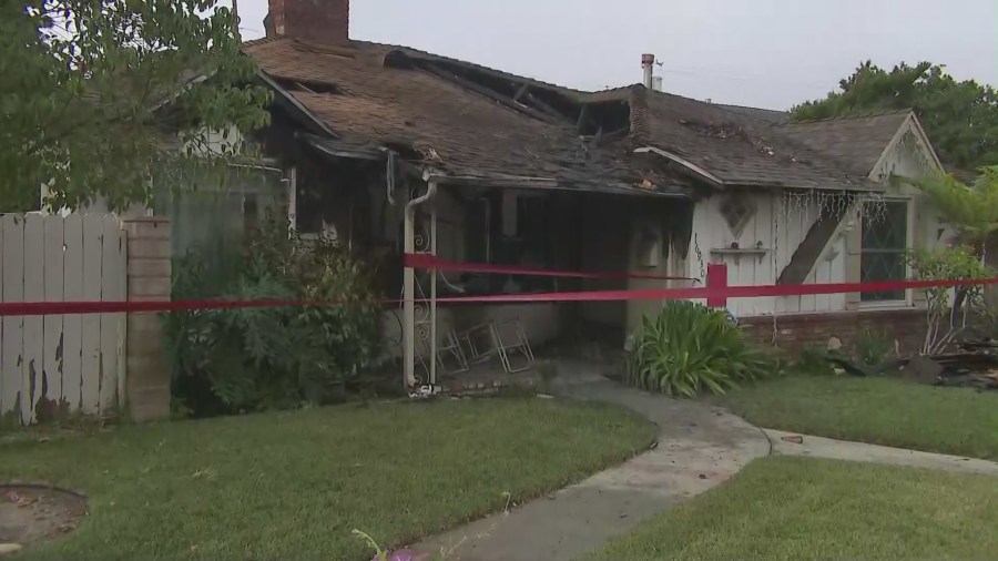 Marijuana grow house fire