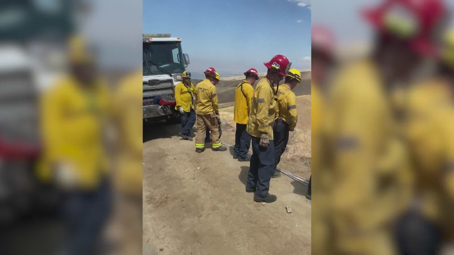 A Southern California man who crashed his truck into a steep ravine recalls the terrifying ordeal and miraculously surviving five days without food or water on Aug. 29, 2023. (Kern County Fire Department)