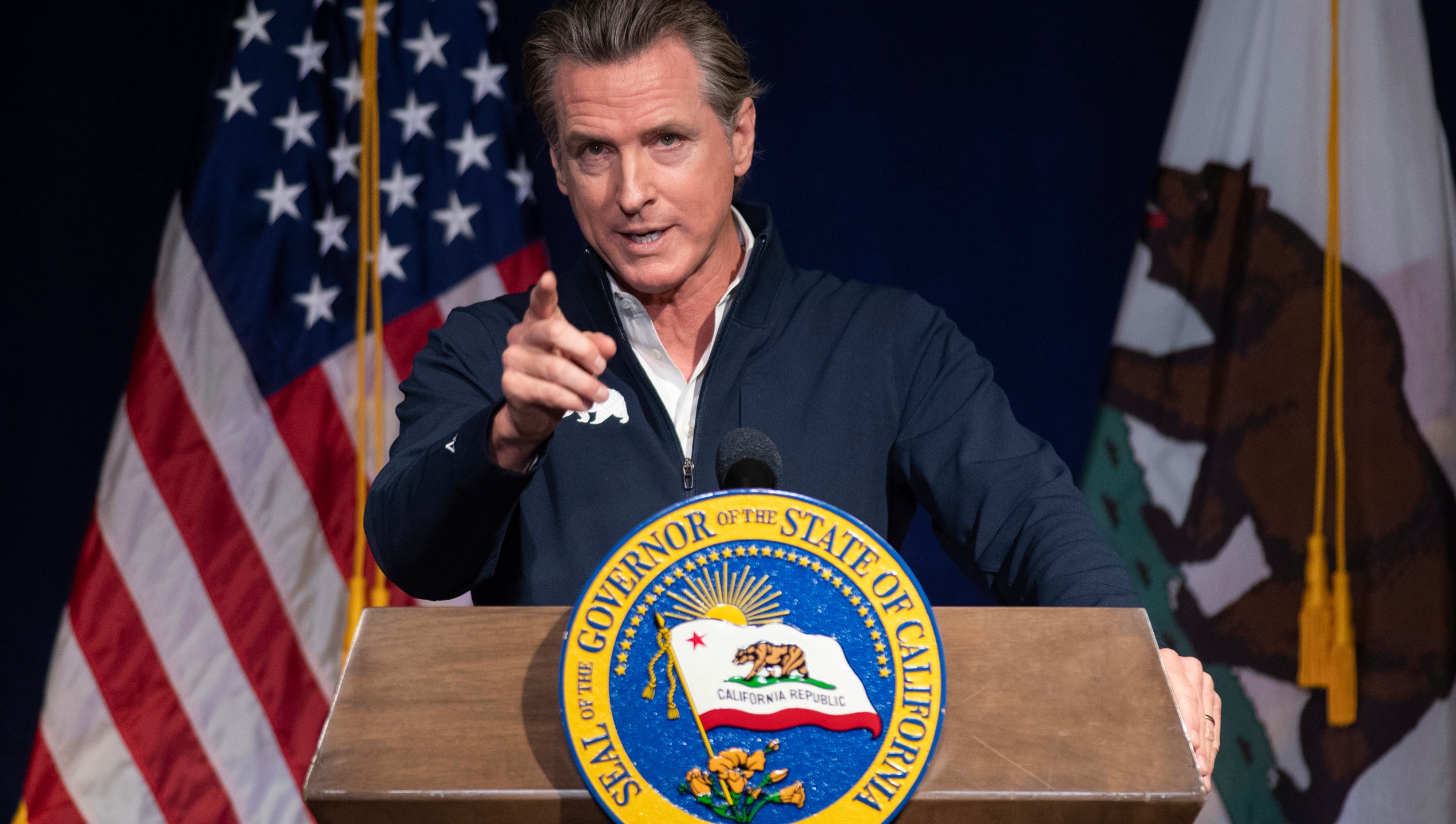 FILE - California Gov. Gavin Newsom speaks in Sacramento, Calif., Jan. 10, 2023. (AP Photo/José Luis Villegas, File)