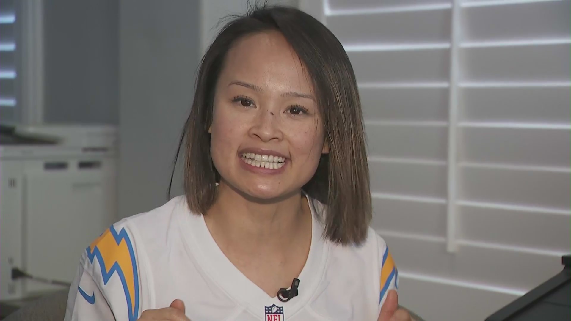 Chargers super-fan goes viral after ESPN cameras capture her emotion