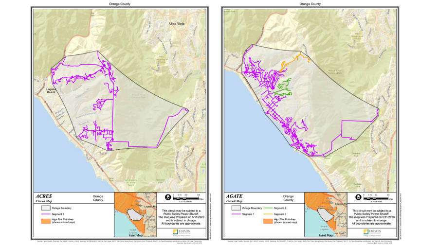 Parts of Laguna Beach may have power shut off ahead of high winds, fire conditions 