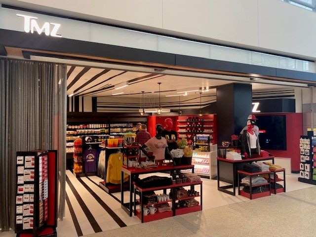 TMZ shop at Los Angeles International Airport. (LAX)