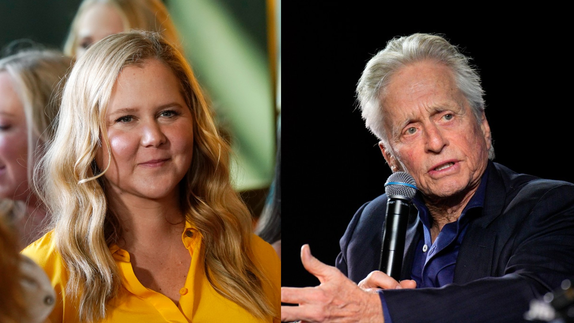 Amy Schumer and Michael Douglas