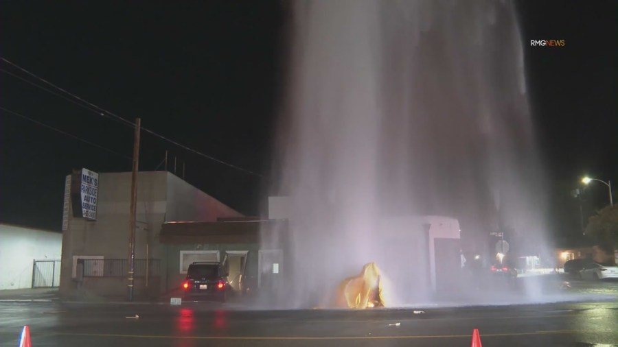 Out-of-control driver slams into hydrant, building