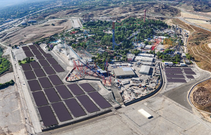 Six Flags Magic Mountain announces groundbreaking of California’s largest solar energy project