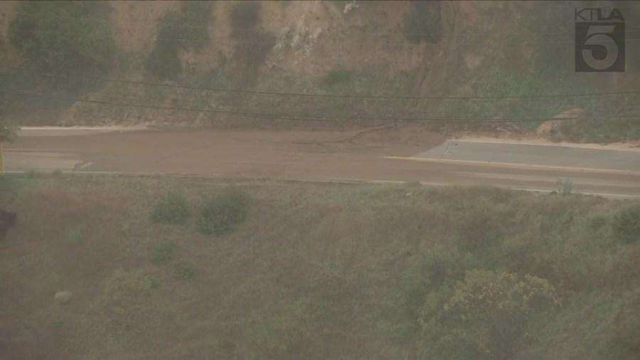 Mulholland Drive mudslide