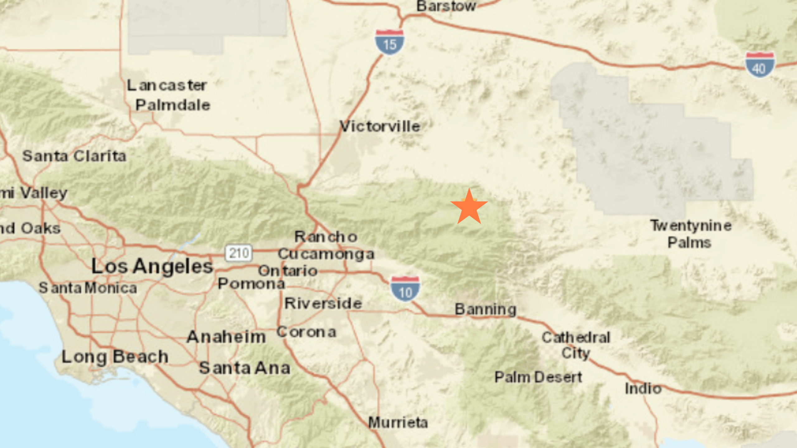 A 3.5 magnitude earthquake struck near Big Bear City.