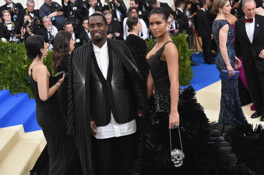 NEW YORK, NY - MAY 01:  Sean 'Diddy' Combs aka Puff Daddy (L) and Cassie attend the "Rei Kawakubo/Comme des Garcons: Art Of The In-Between" Costume Institute Gala at Metropolitan Museum of Art on May 1, 2017 in New York City.  (Photo by Mike Coppola/Getty Images for People.com)