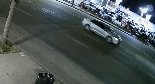 SFV hit-and-run suspect vehicle