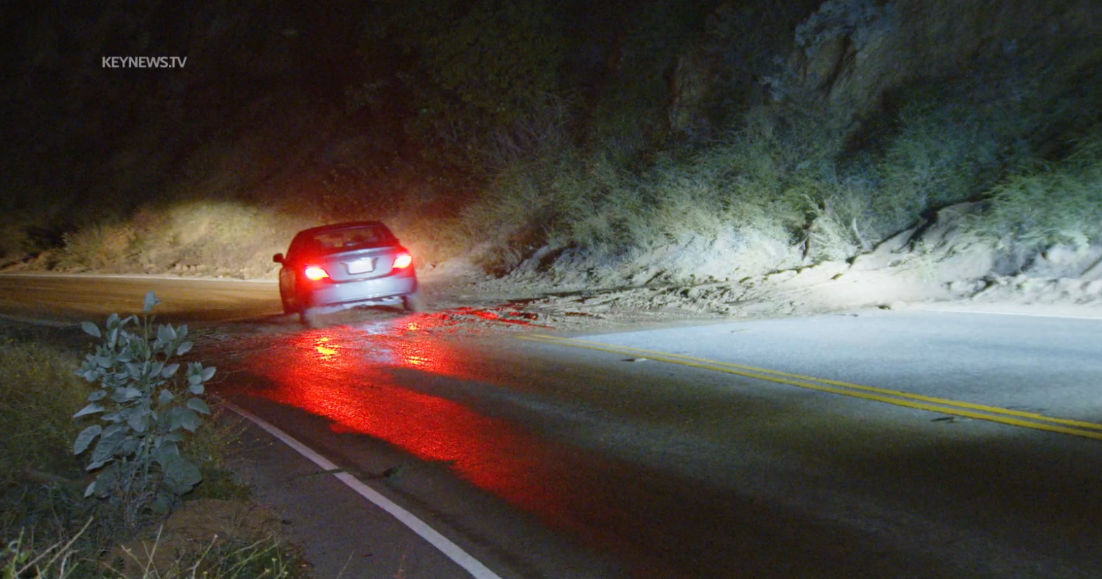 Mulholland Drive mudslide