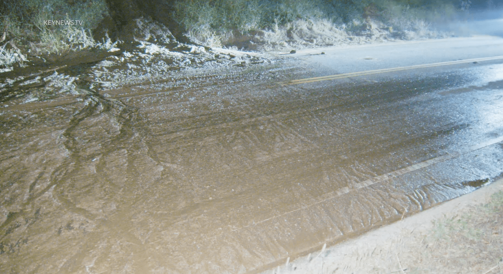 Mulholland Drive mudslide