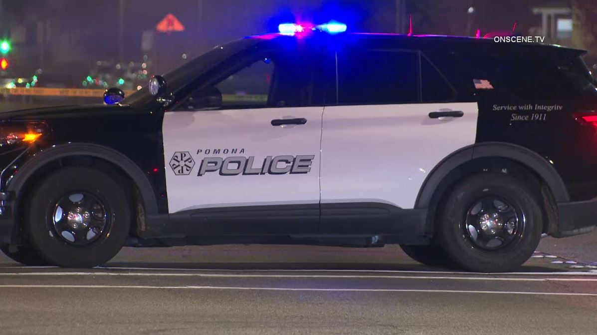 Pomona Police Department patrol car.