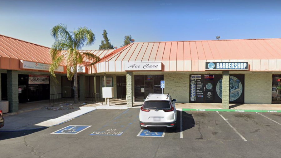 Three suspects were charged with allegedly running a sex trafficking operation involving underage girls out of Ace Care Massage Parlor in Redlands. (Google Earth)