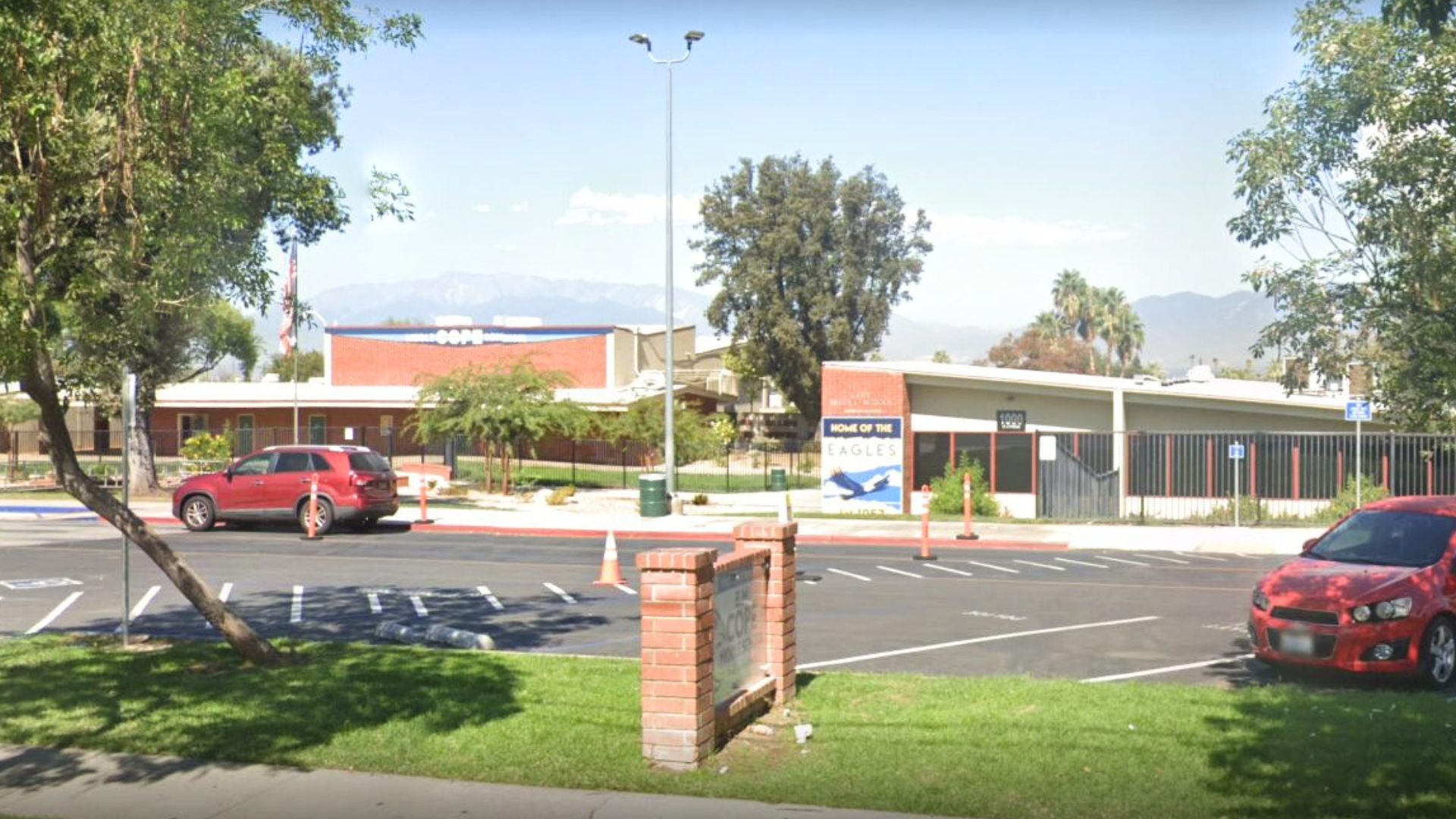 Cope Middle School in Redlands, California.