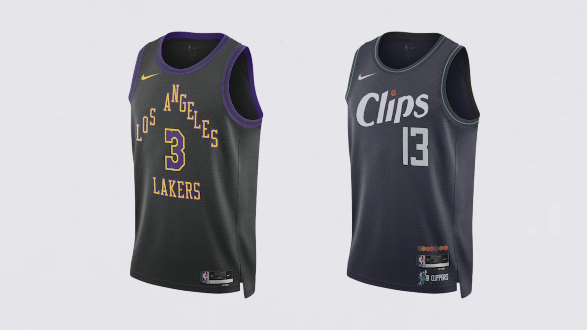 The Los Angeles Lakers and Los Angeles Clippers debuted their new City Edition jerseys on Nov. 2, 2023. The jerseys will make their on-court debuts as part of the NBA's upcoming in-season tournament.