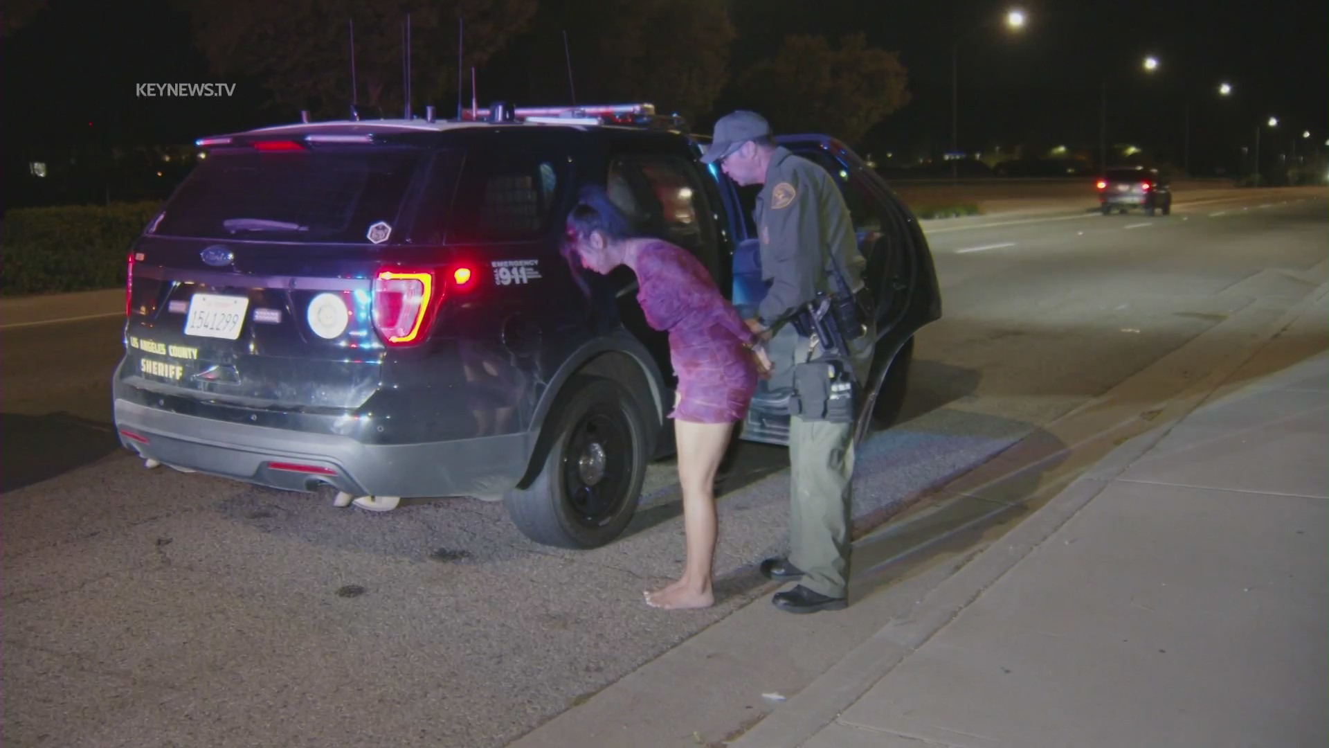 Video: Car plows into group of people in front of bar in Santa Clarita