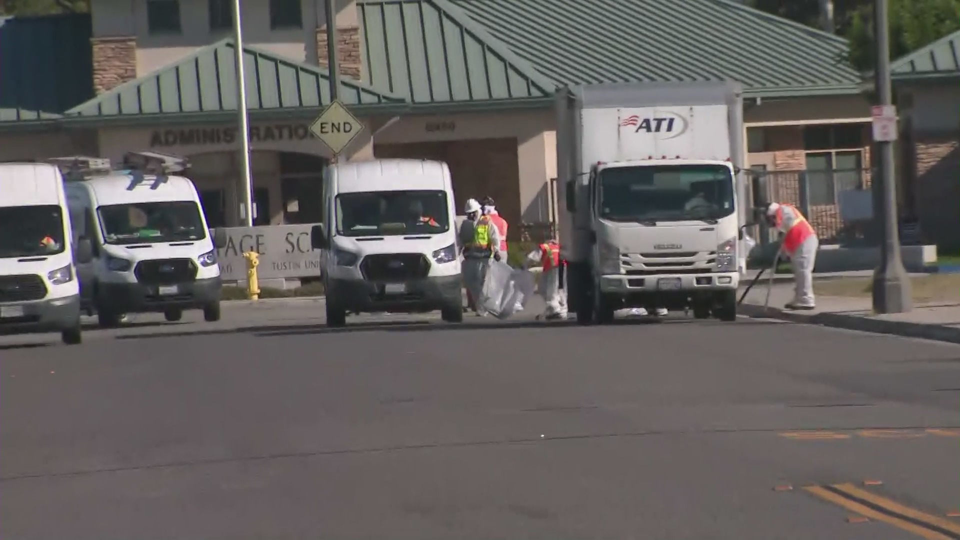 Abatement company beginning remediation process at historic Tustin hangar 