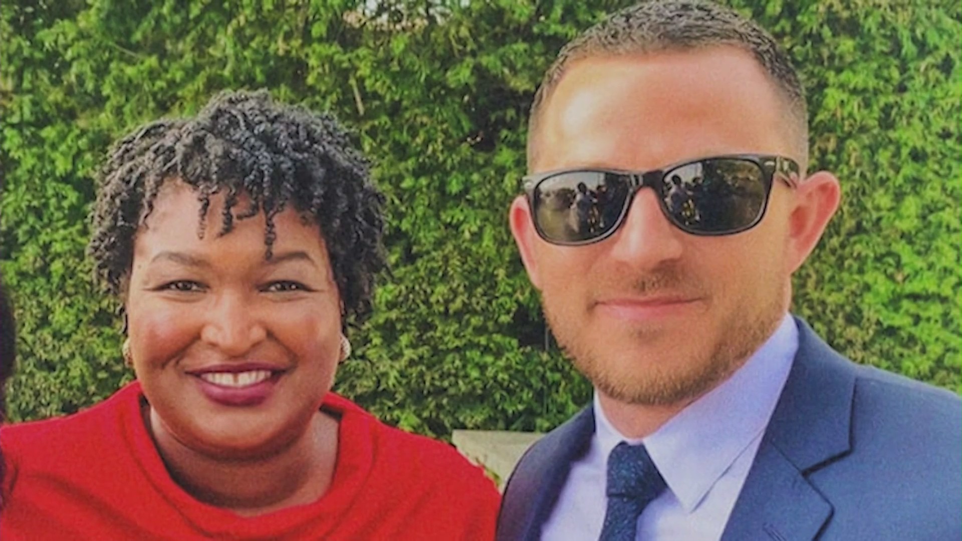 Michael Latt and Former Georgia State Representative Stacey Abrams in a personal photo.