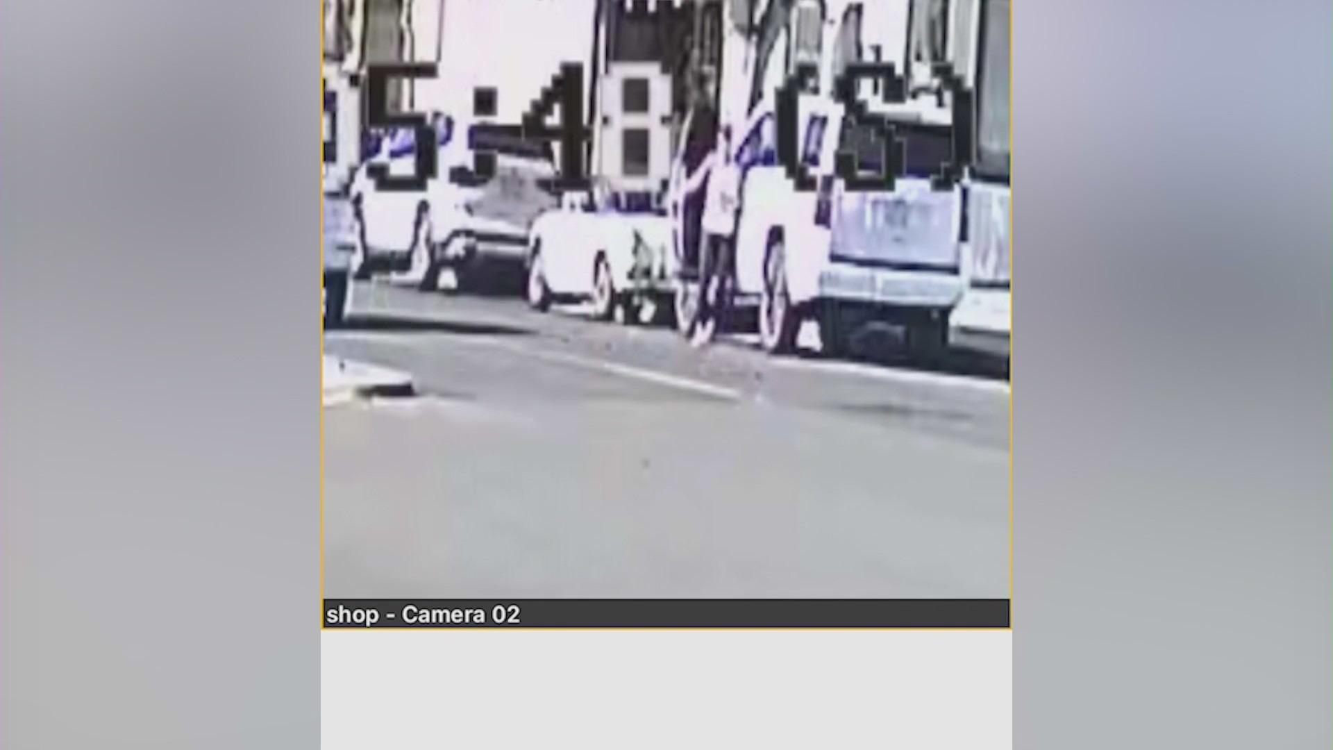 Surveillance video captured the terrifying moment a mother of four was struck and nearly killed by a hit-and-run driver in Whittier on Oct. 30, 2023. (Lisa Park-Ortiz)