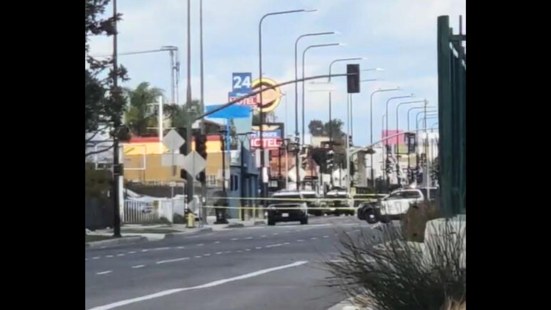 A man was fatally shot at the Hyde Park K-Line Metro Station in South L.A. on Dec. 30, 2023. (Citizen)