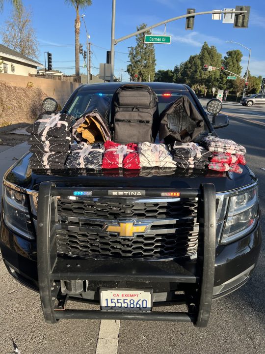 Deputies in Ventura County busted three L.A. residents for alleged retail theft and possession of burglary tools on Dec. 1, 2023 in Camarillo. (Ventura County Sheriff's Office)