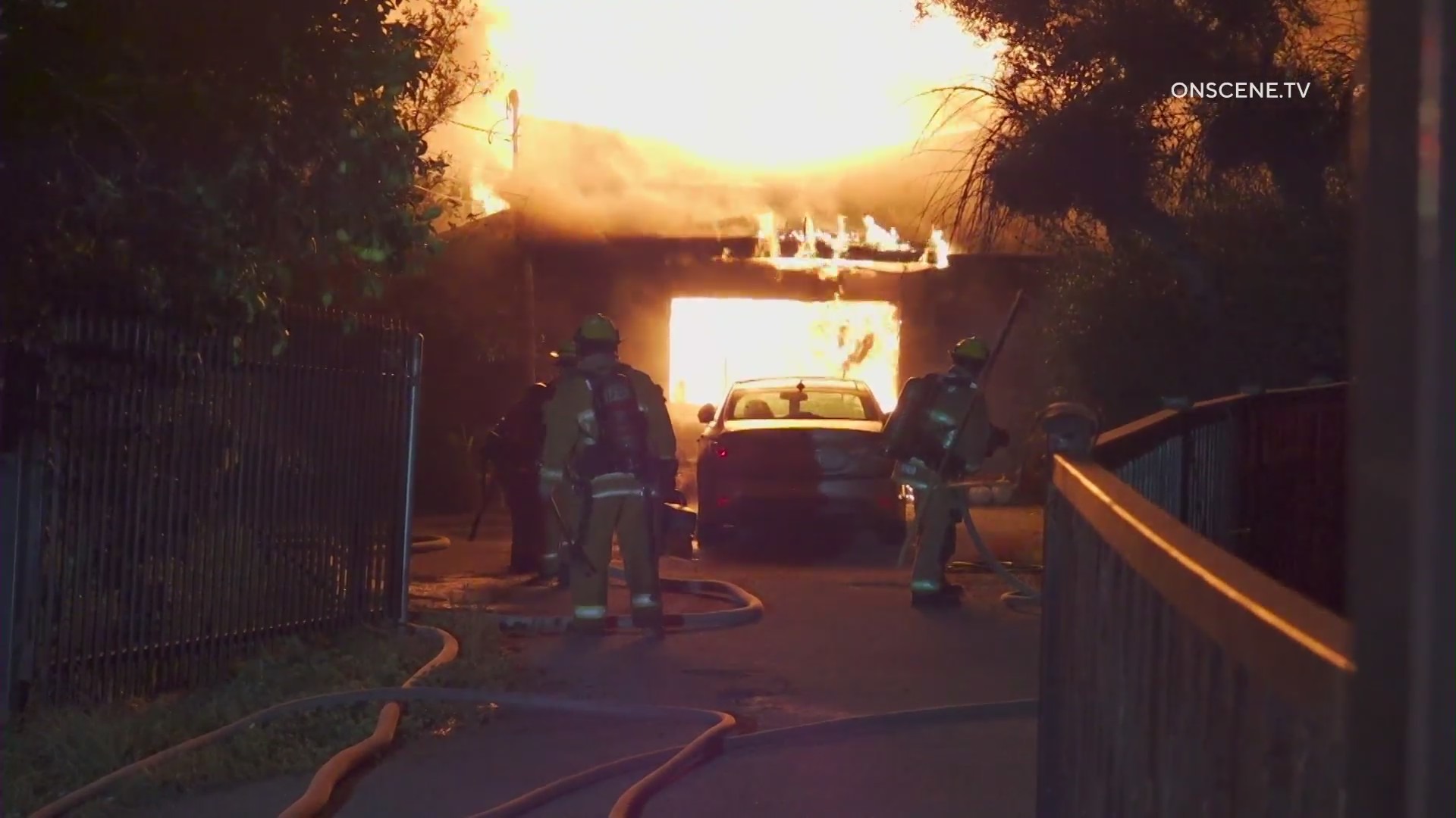 Firefighters battle ammunition fueled fire in Sylmar