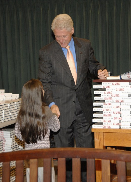 Bill Clinton at Vroman's