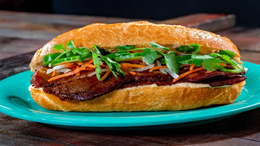 Pork Banh Mi Sandwich from Paradise Garden Grill. (David Nguyen/Disneyland Resort)