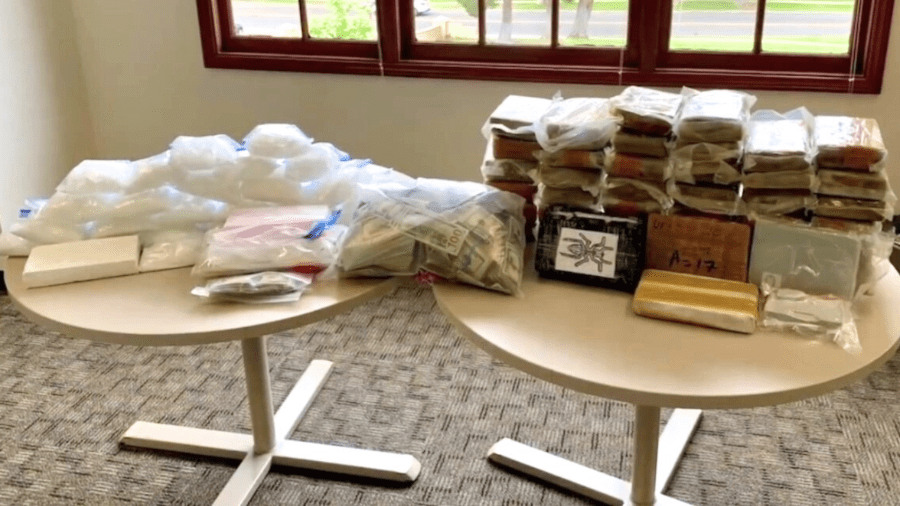 Seven alleged members of a San Fernando Valley drug trafficking ring were arrested during a major bust where authorities found over $1 million worth of narcotics. (Bureau of Alcohol, Tobacco, Firearms and Explosives)