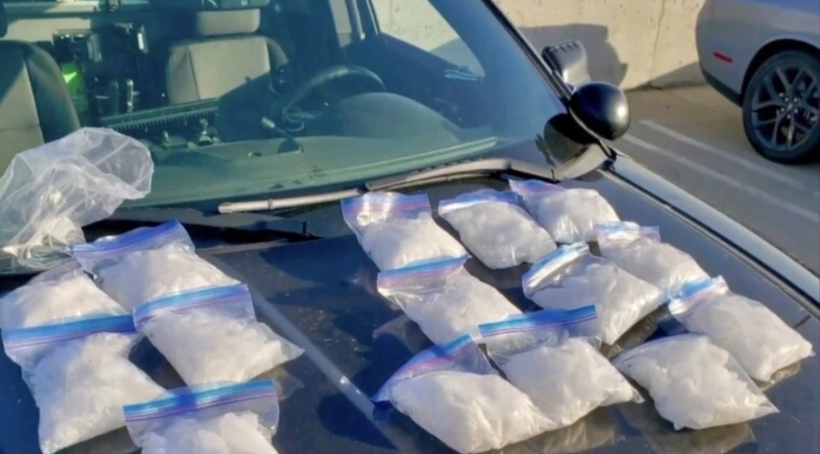 Seven alleged members of a San Fernando Valley drug trafficking ring were arrested during a major bust where authorities found over $1 million worth of narcotics. (Bureau of Alcohol, Tobacco, Firearms and Explosives)