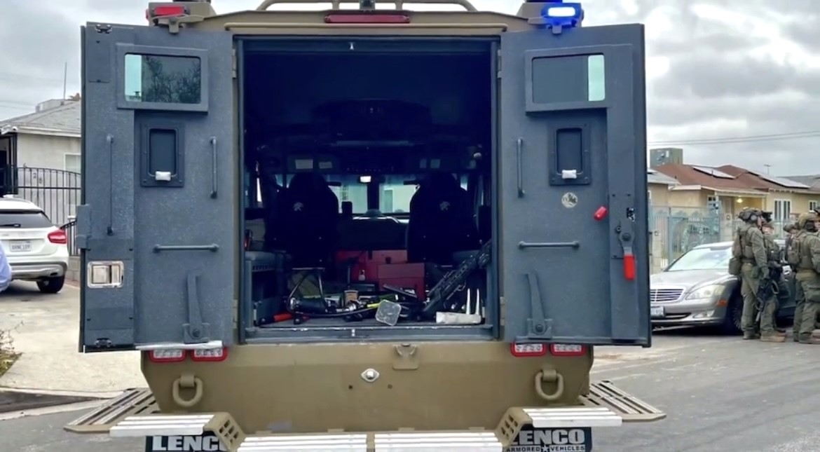 Seven alleged members of a San Fernando Valley drug trafficking ring were arrested during a major bust where authorities found over $1 million worth of narcotics. (Bureau of Alcohol, Tobacco, Firearms and Explosives)