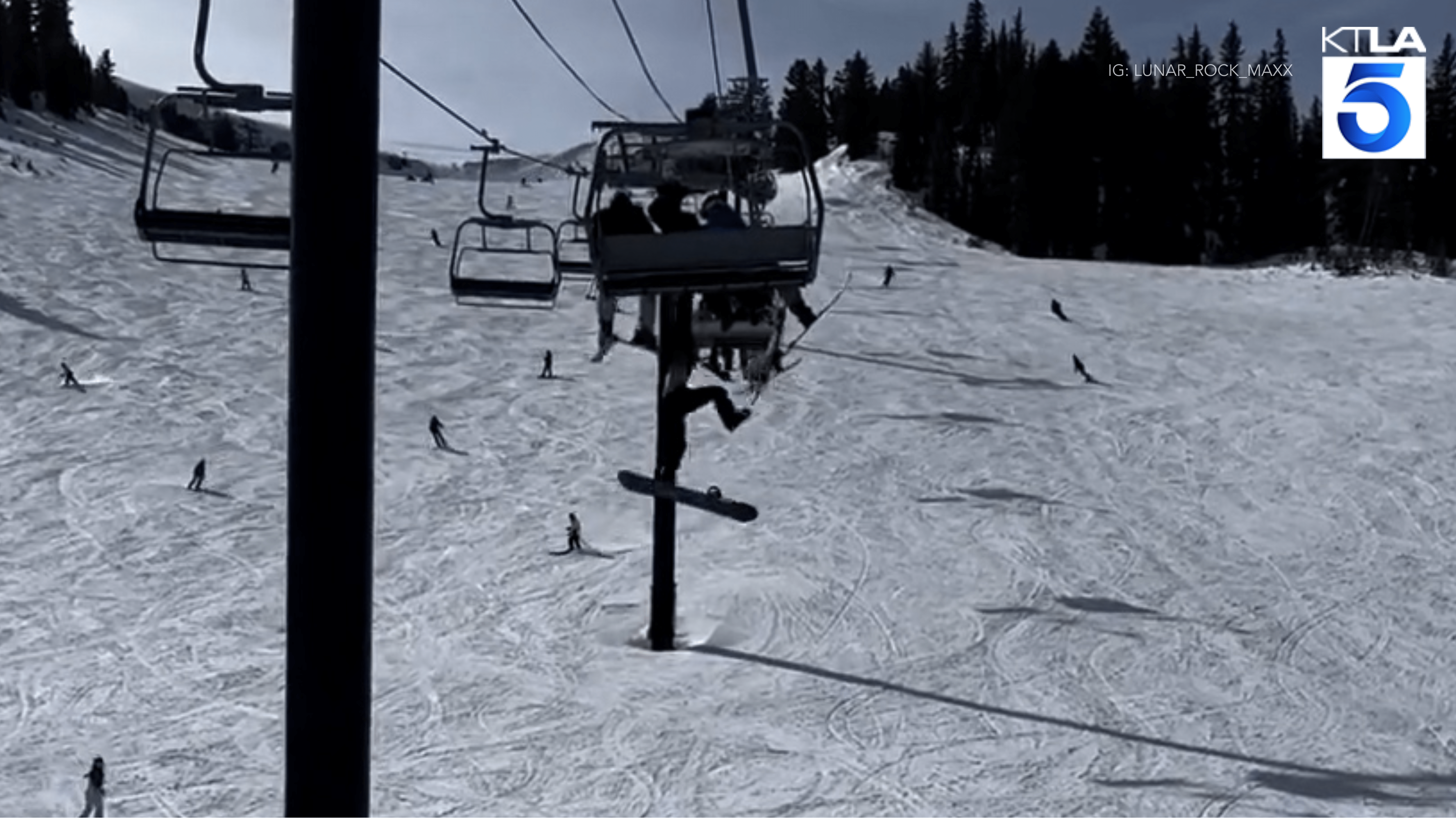 Mammoth Chairlift Fall